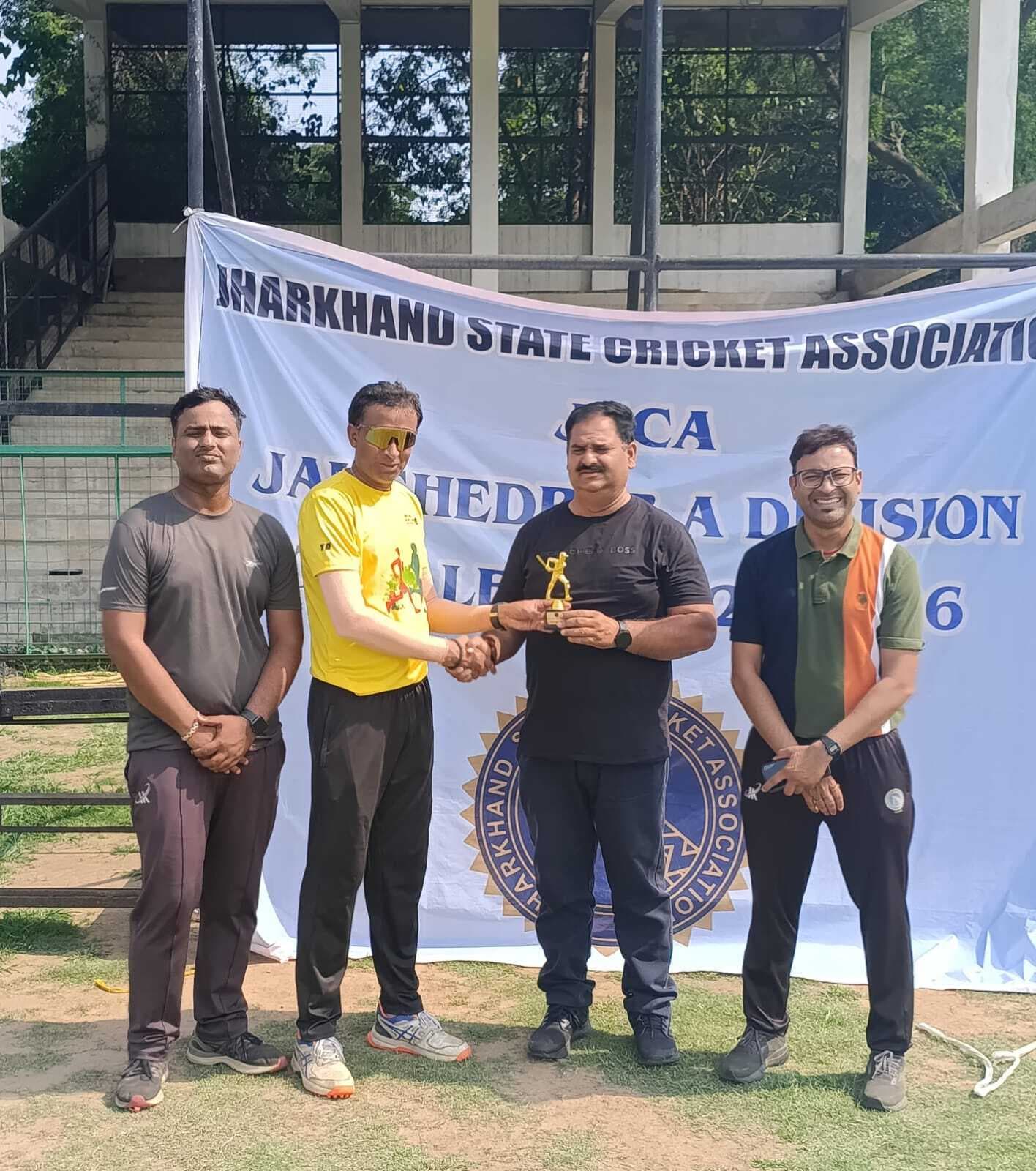 Jsca a division: मिथुन मुखर्जी ने जड़ा अर्धशतक, टाटा स्टील जीता