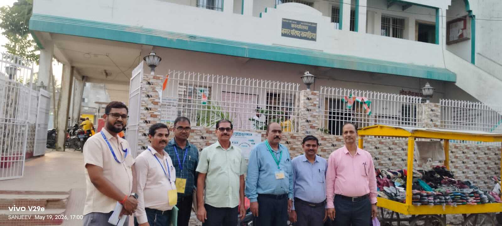 शहर में चल रहे जनगणना कार्य का असिस्टेंट डायरेक्टर ने किया भौतिक निरीक्षण