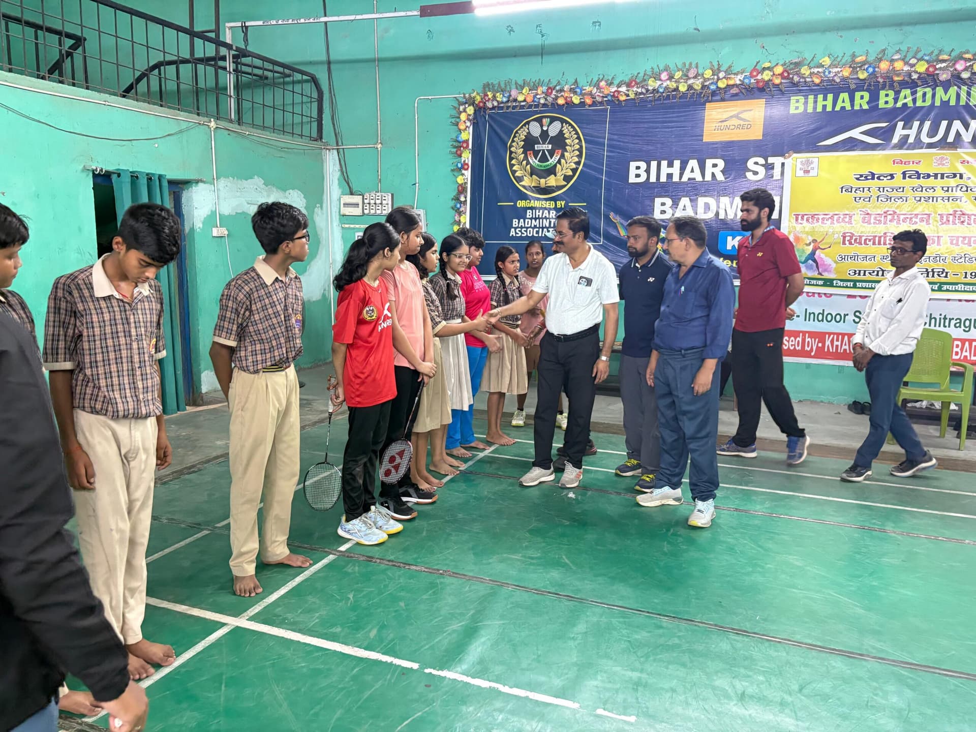 बैडमिंटन चयन ट्रायल में खिलाड़ियों की तकनीकी दक्षता, फिटनेस व प्रतिभा का किया गया मूल्यांकन
