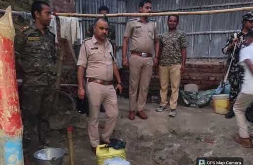अवैध शराब के खिलाफ पुलिस ने चलाया सघन छापेमारी अभियान