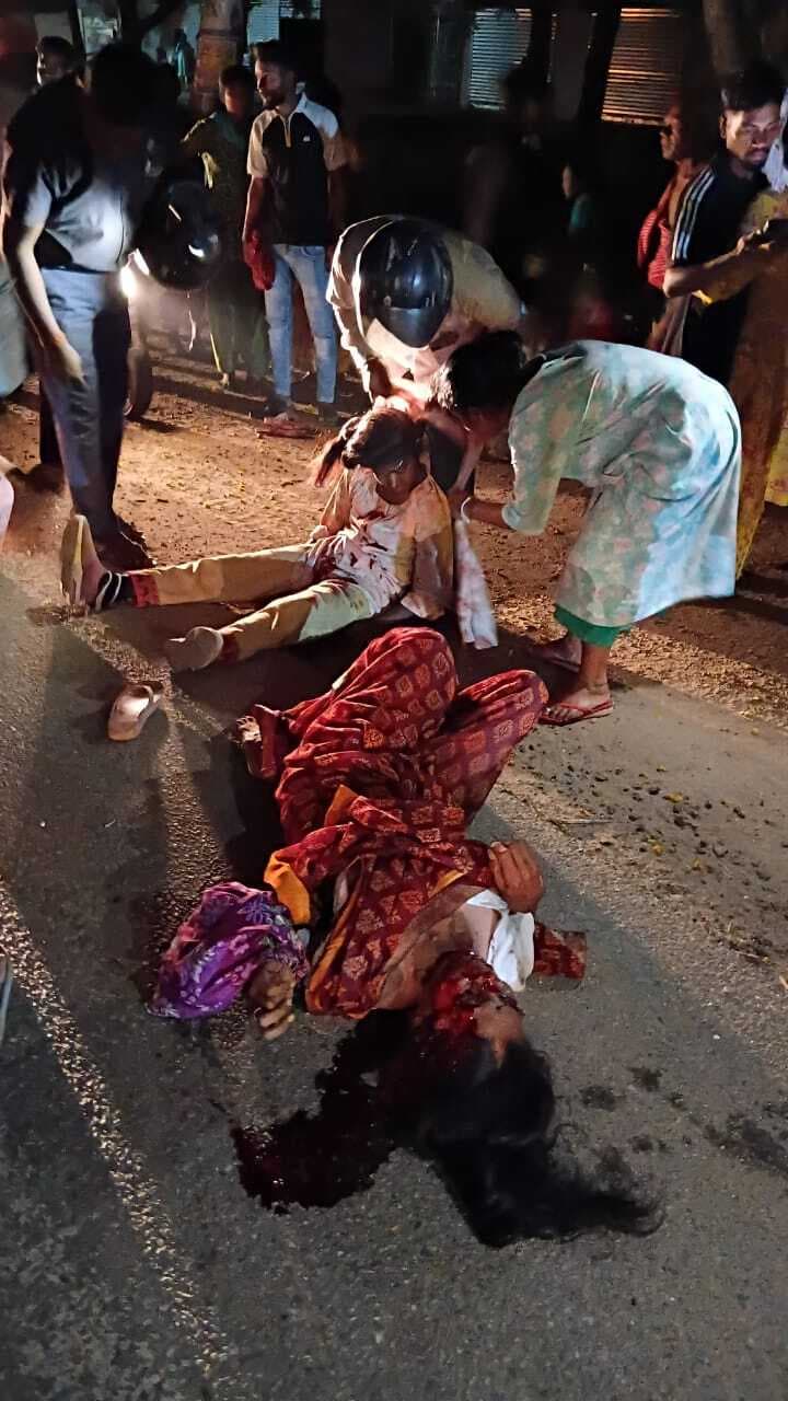 ऑटो को अज्ञात वाहन ने मारी टक्कर, एक की मौत, छह घायल