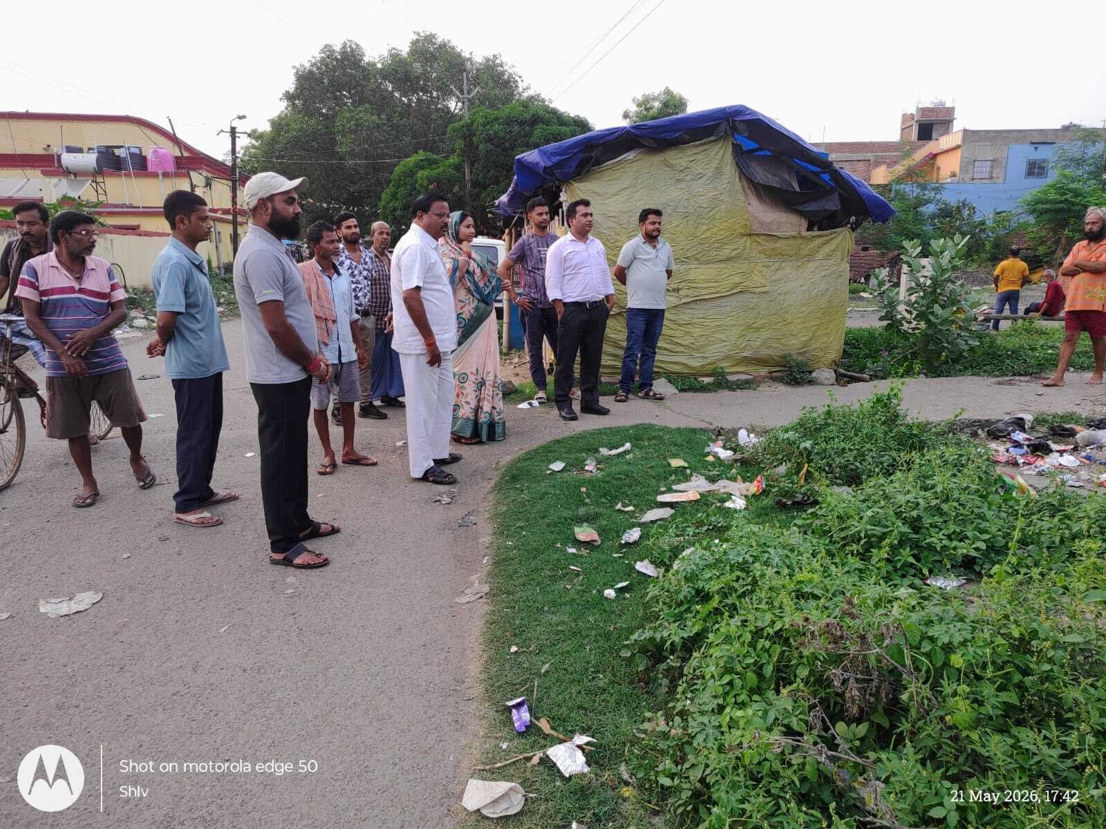 कैलाशनगर में जलजमाव समस्या के समाधान पर चर्चा
