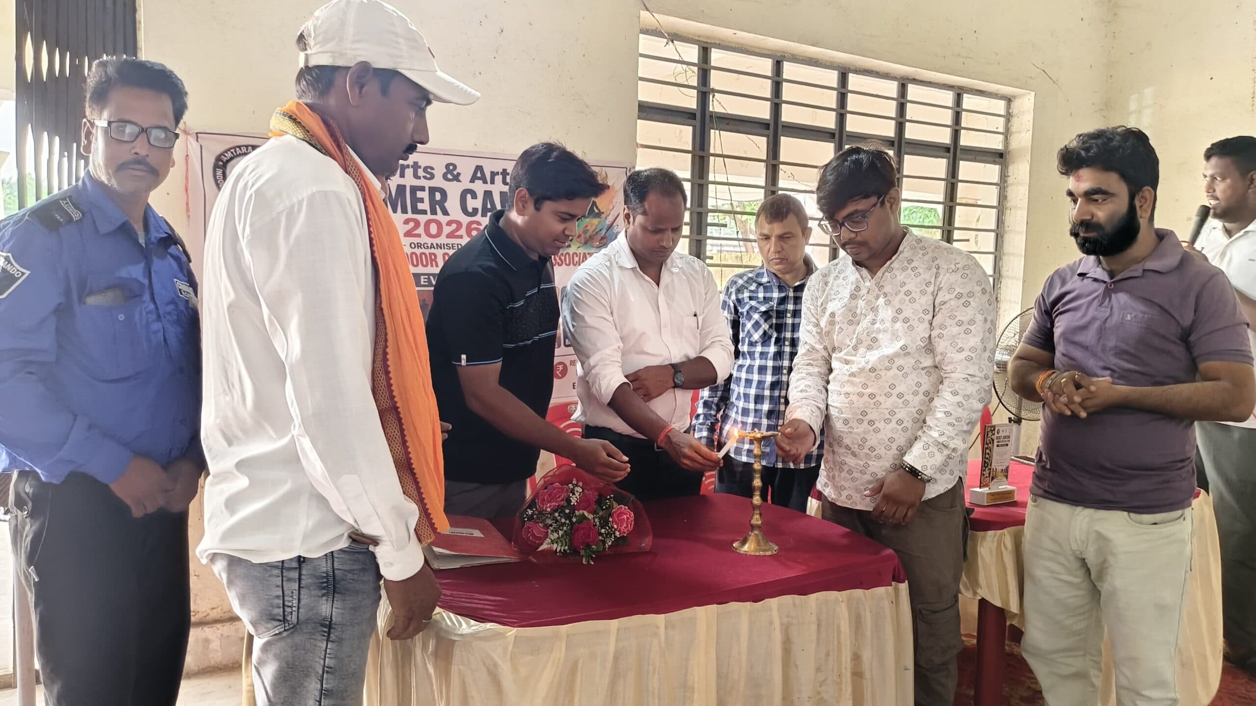 ताइक्वांडो, योग, बैडमिंटन प्रशिक्षण शिविर का शुभारंभ