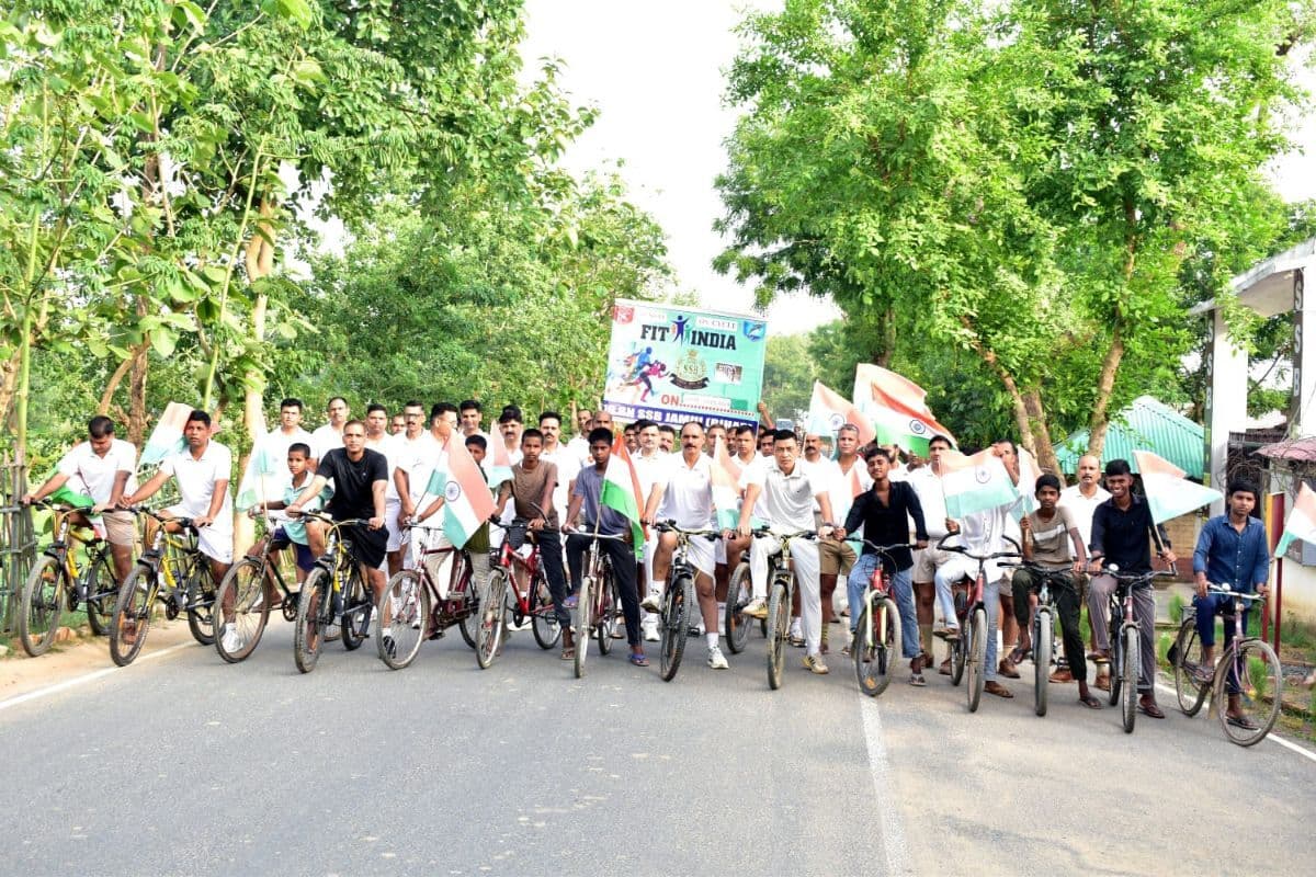 एसएसबी की संडे ऑन साइकिल रैली में युवाओं ने दिखाया जोश, फिटनेस का दिया संदेश