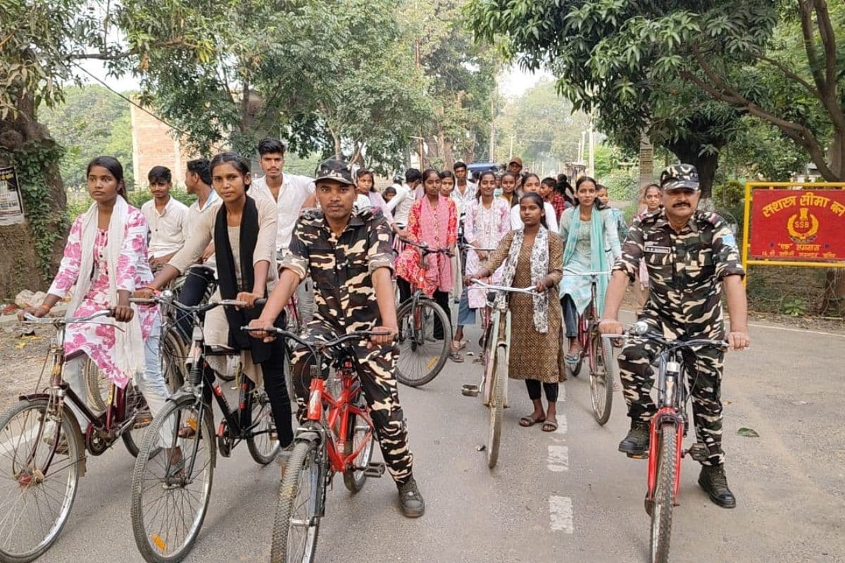 एसएसबी की साइकिल रैली से गांवों में फिटनेस का संदेश, युवाओं ने लिया स्वस्थ रहने का संकल्प