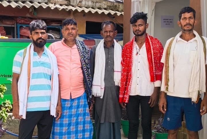 हुसैना से आर्म्स एक्ट का वारंटी सहित पांच गिरफ्तार, भेजा जेल