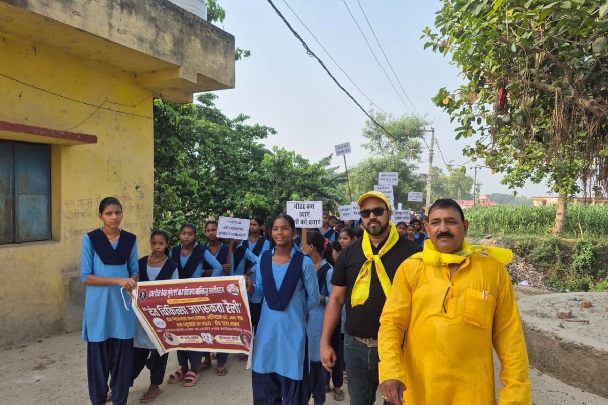 सूर्यगढ़ा में 500 बच्चों ने निकाली दंत और नशामुक्ति जागरूकता रैली. गांव-गांव गूंजे स्वास्थ्य के नारे