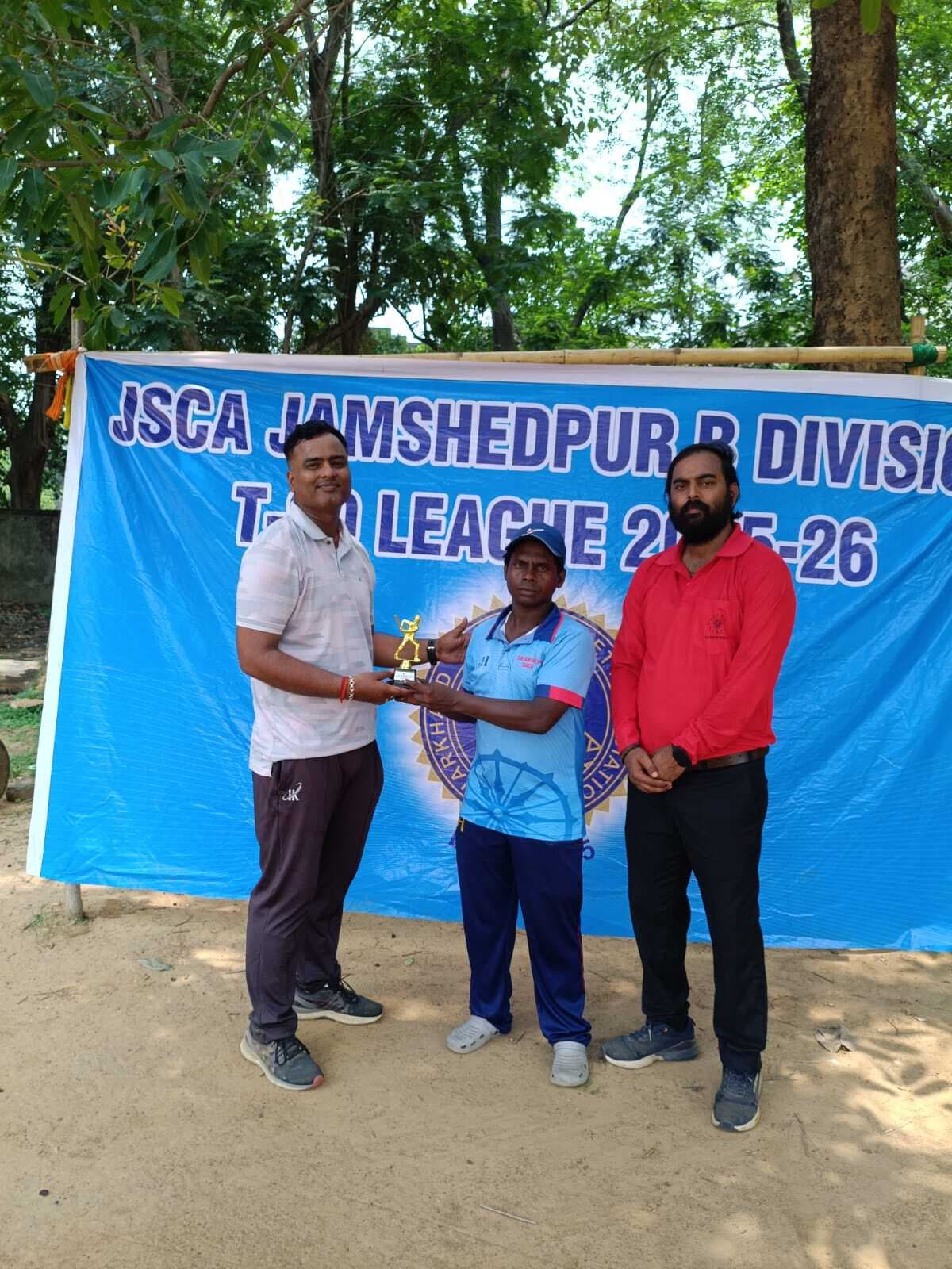 Jsca b division league: रूरल ग्रीन की टीम ने विकास क्रिकेट क्लब क्लब को हराया