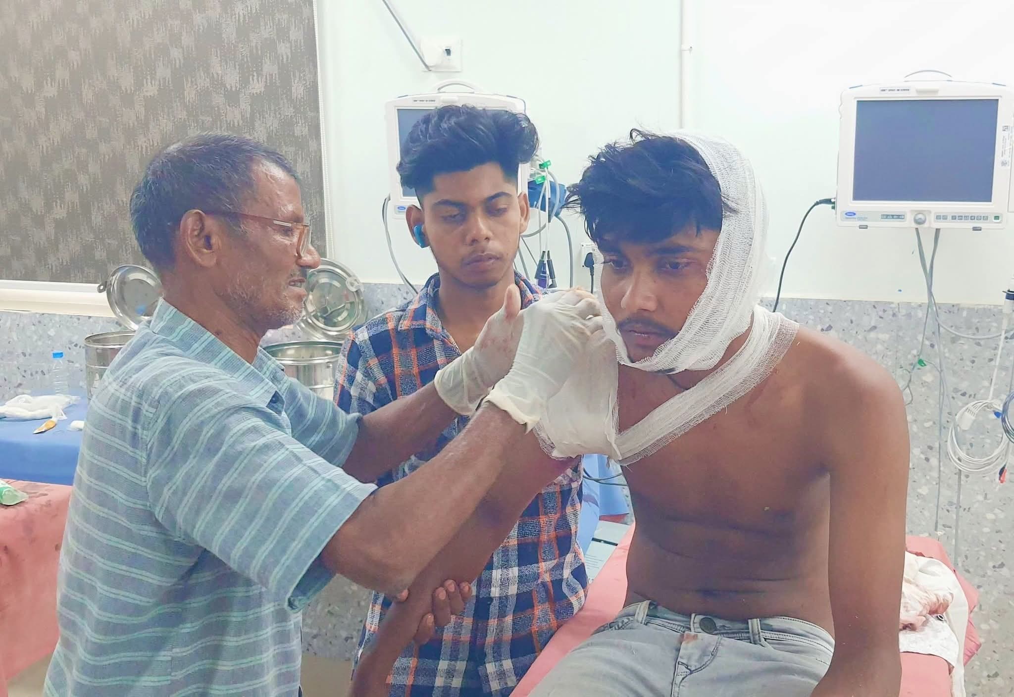 ओढ़नी डैम घूमने जा रहे दो दोस्त बाइक दुर्घटना में हुए घायल