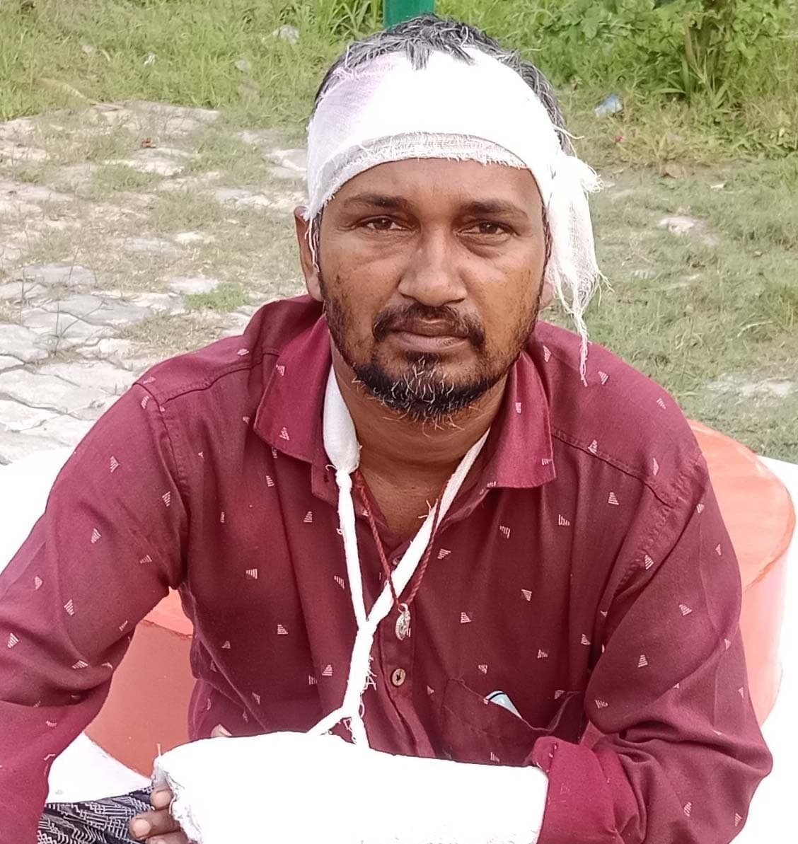 गलतफहमी में पड़ोसी ने किया हमला, सिर फोड़ा