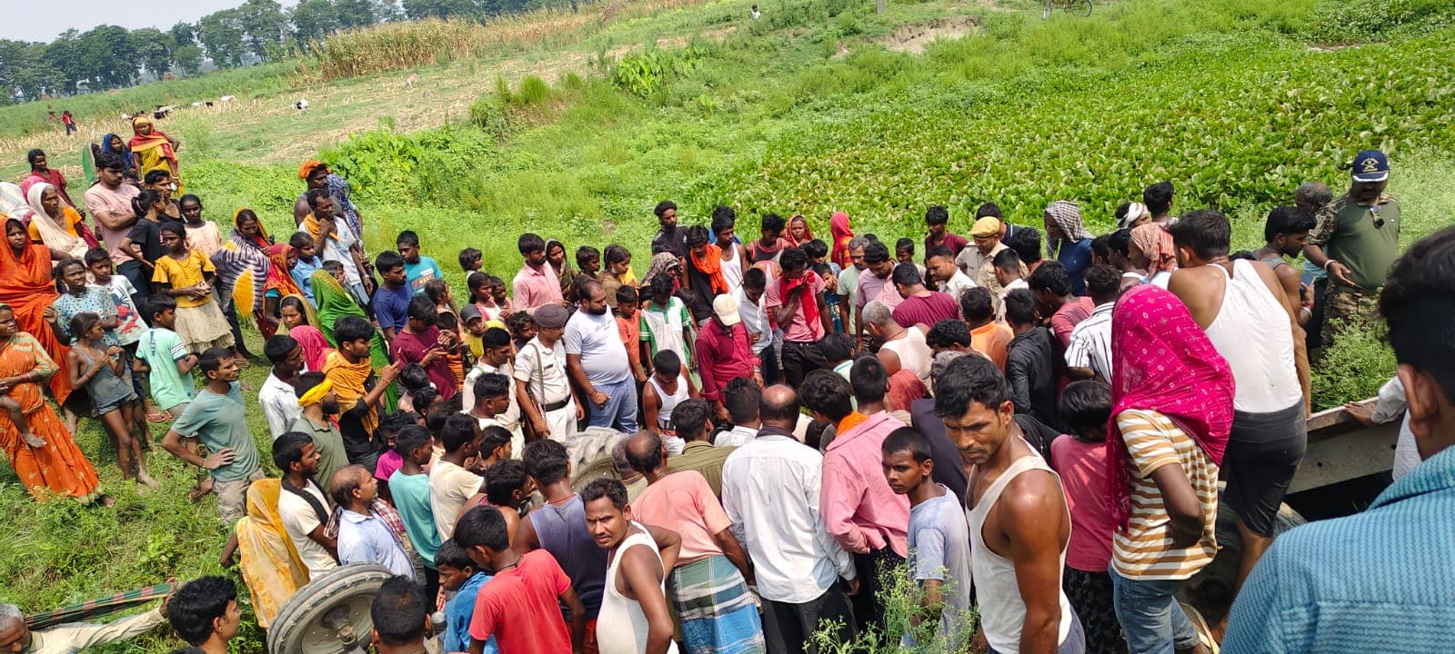 ट्रैक्टर पलटने से चालक की हुई मौत