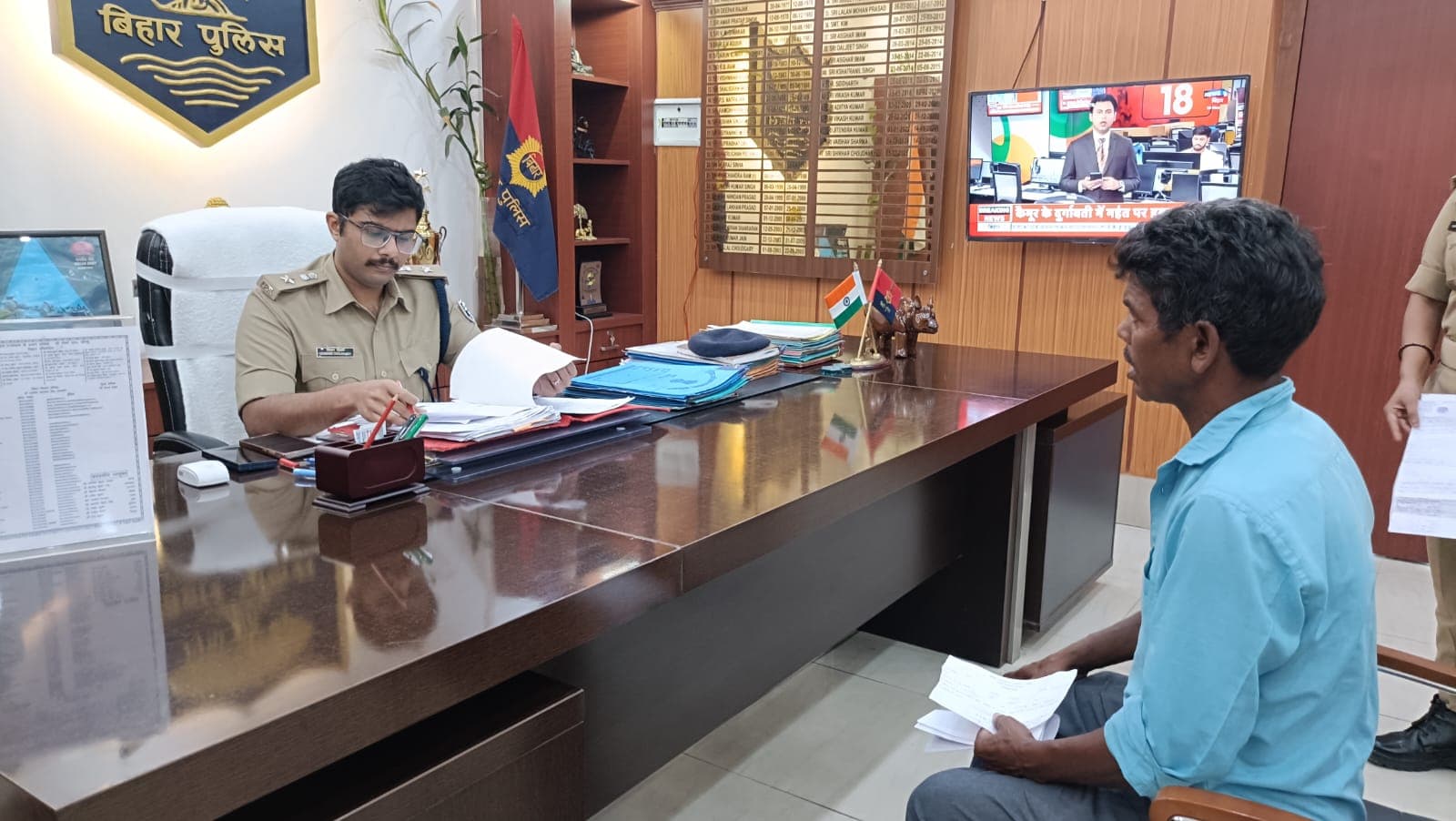 एसपी ने लोगों की समस्या को सुनी, निराकरण को लेकर दिए निर्देश