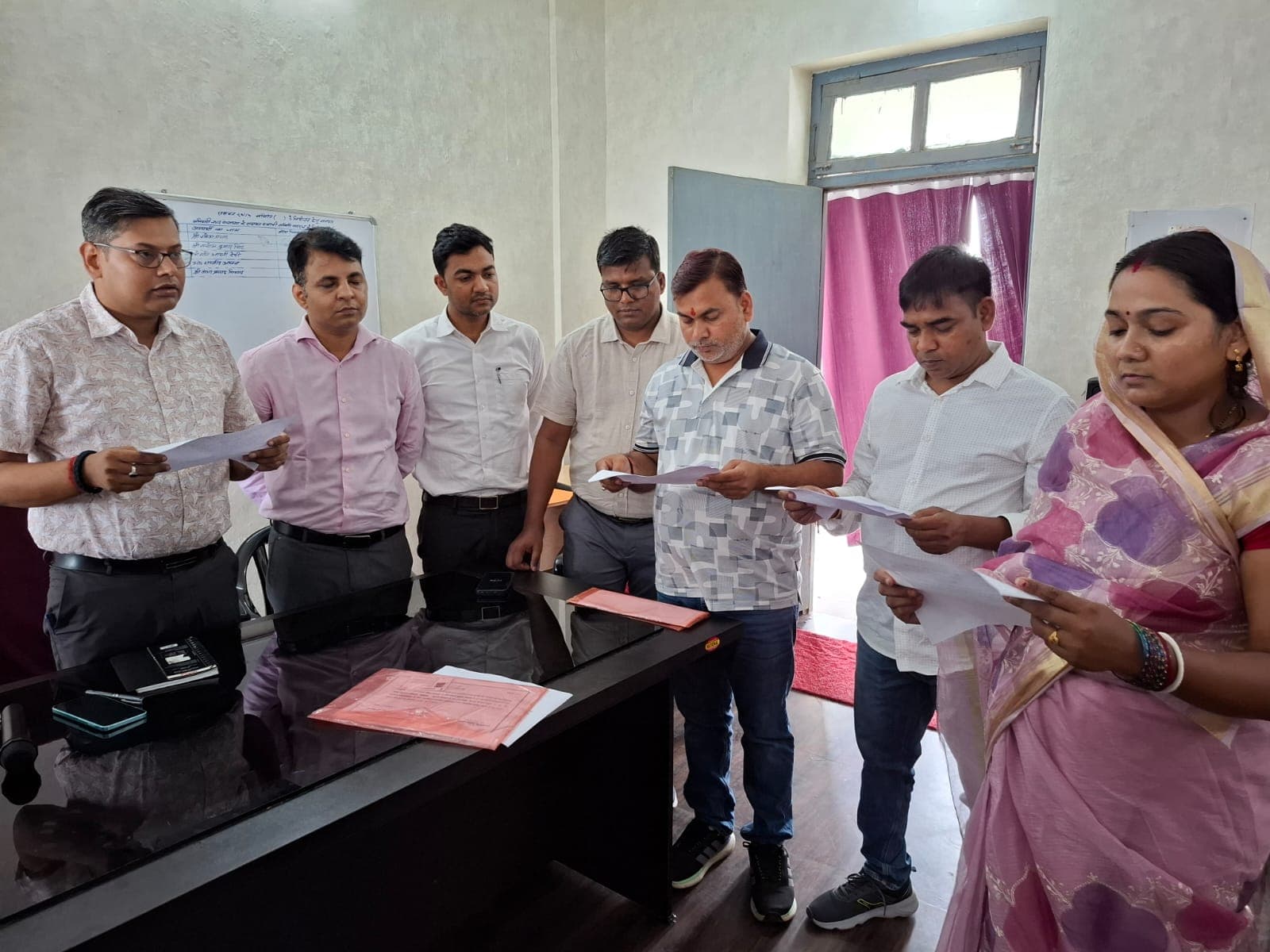 मनिहारी में नगर पंचायत सशक्त स्थायी समिति का चुनाव संपन्न