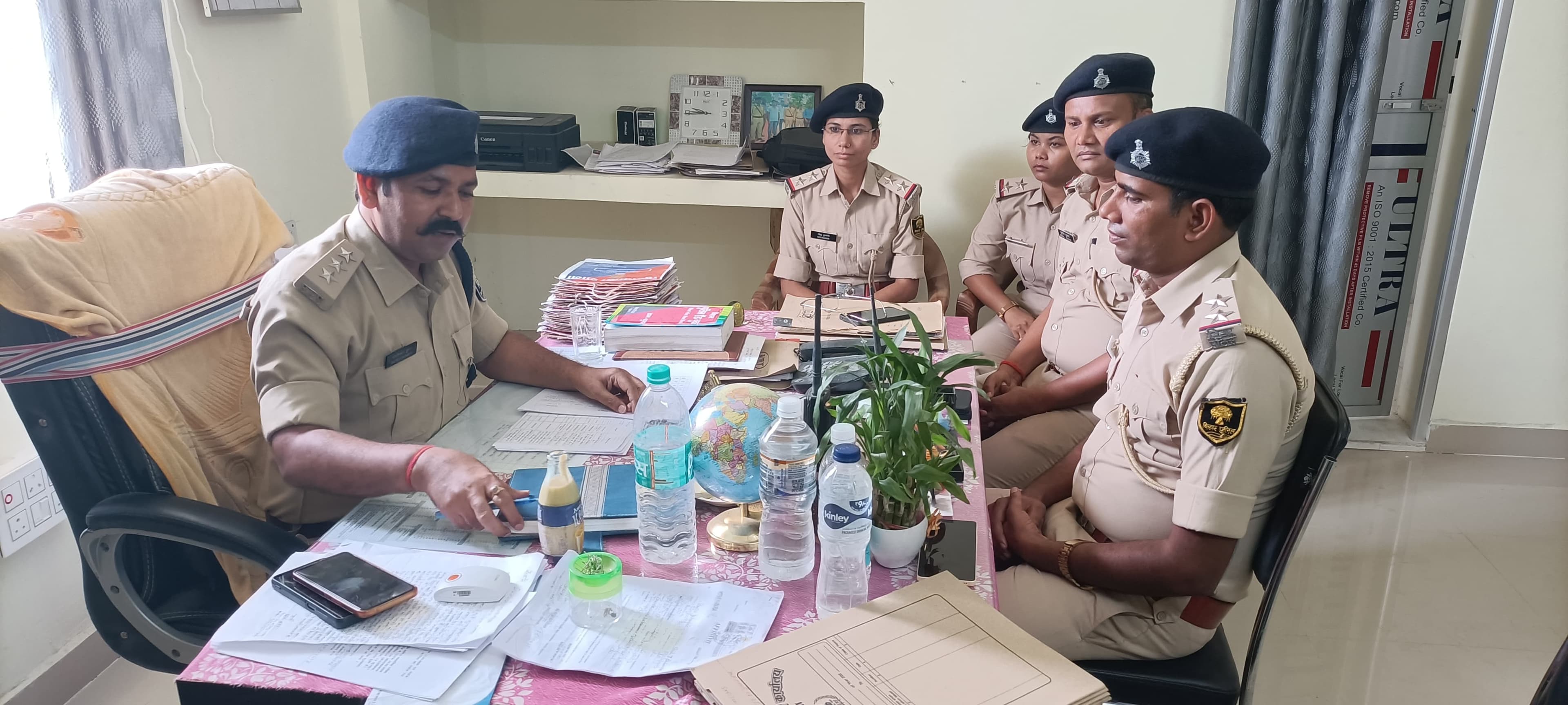 एसडीपीओ ने की थाना कांडों की समीक्षा