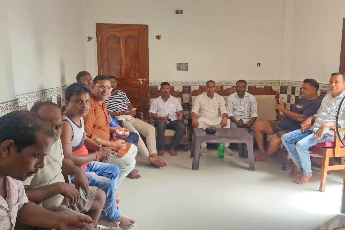 पंजवारा में लोगों ने सुनी पीएम के मन की बात