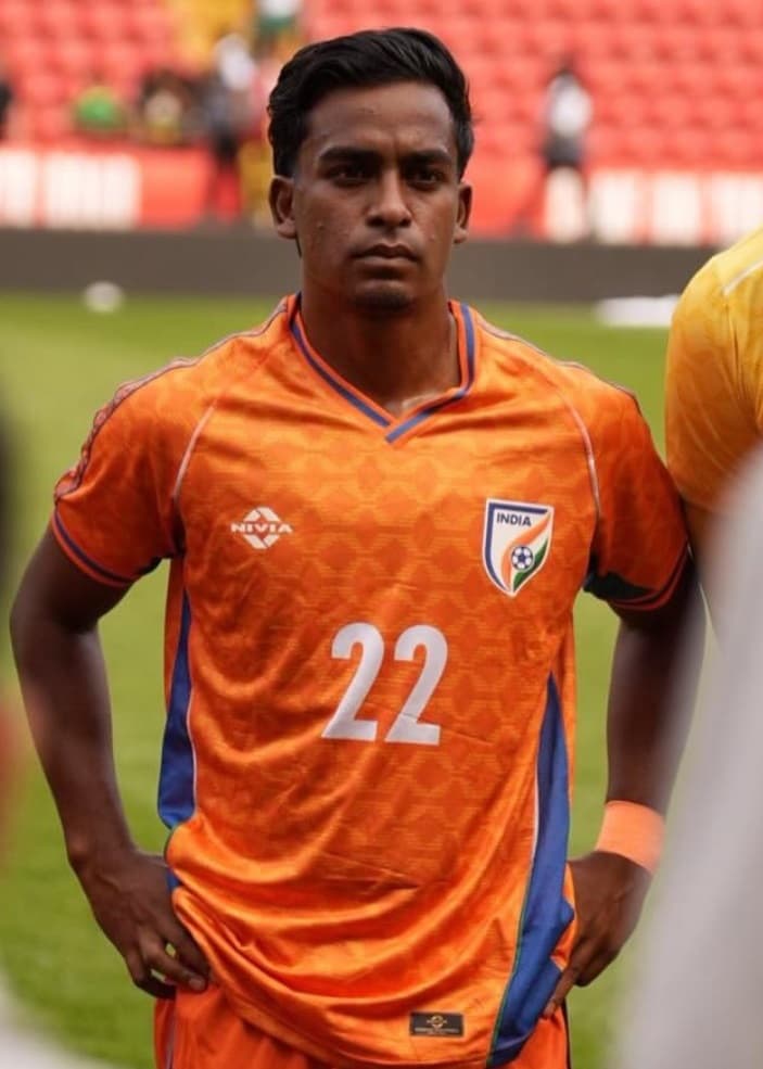 Nikhil barla football: जेएफसी के निखिल बारला ने जिंबाब्वे के खिलाफ किया डेब्यू