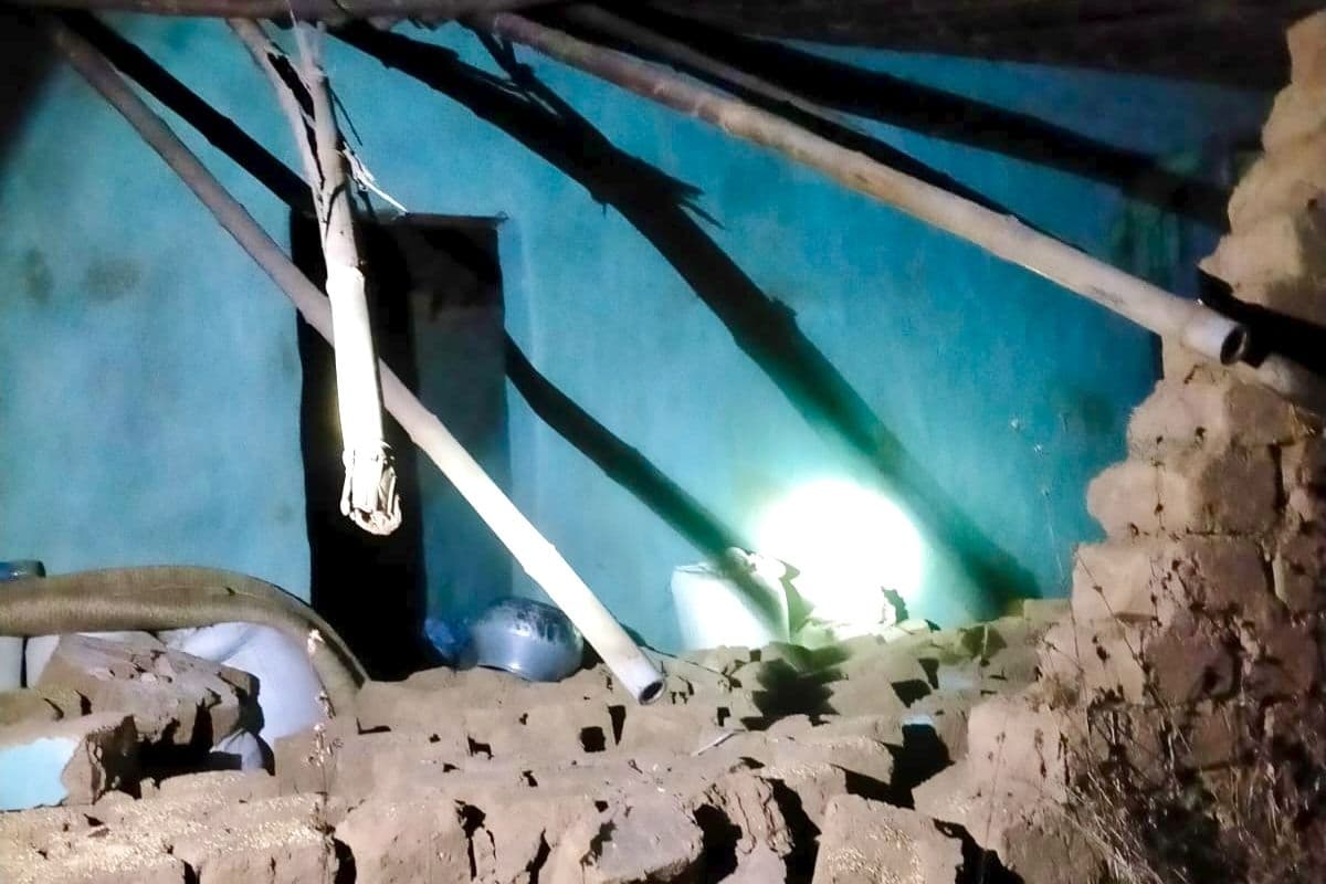 गुमला में हाथी का कहर, घर ध्वस्त कर खेतों को भी पहुंचाया नुकसान 