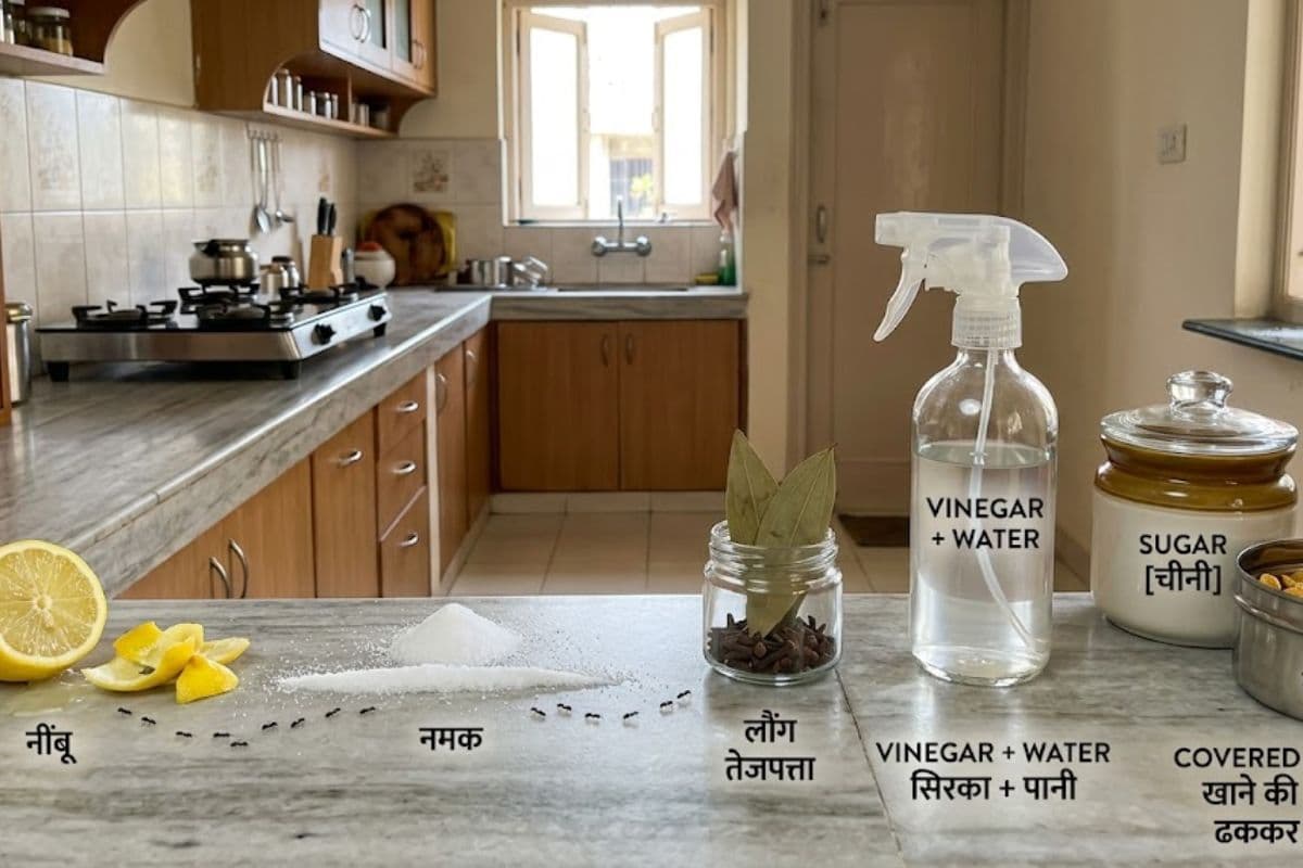 घर में खत्म करना है चींटियों  का आतंक, तो ट्राई करें ये 5 असरदार घरेलू नुस्खे 