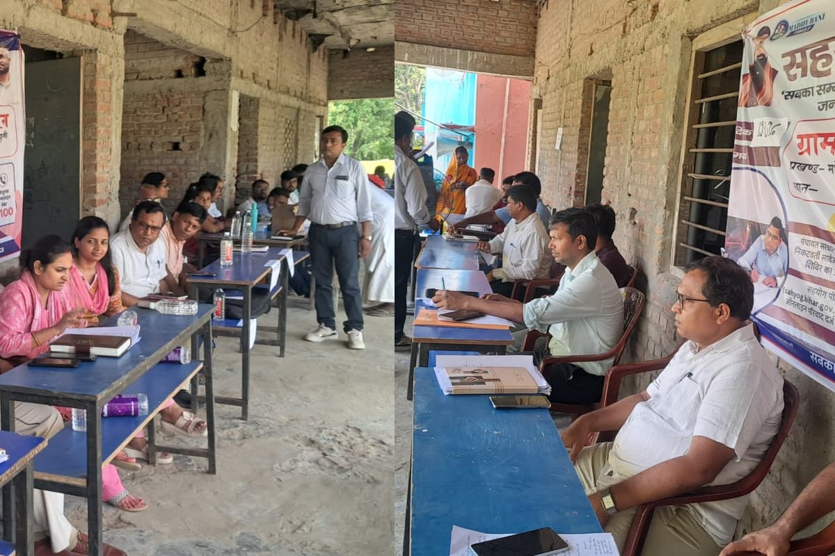 मधुबनी: सहयोग शिविर में नहीं उमड़ी भीड़, ज्यादातर काउंटर दिनभर रहे खाली