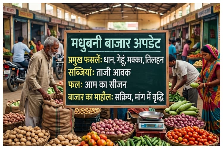 मधुबनी बाजार अपडेट: खाद्य सामग्रियों के दाम जारी, जानें आज का भाव