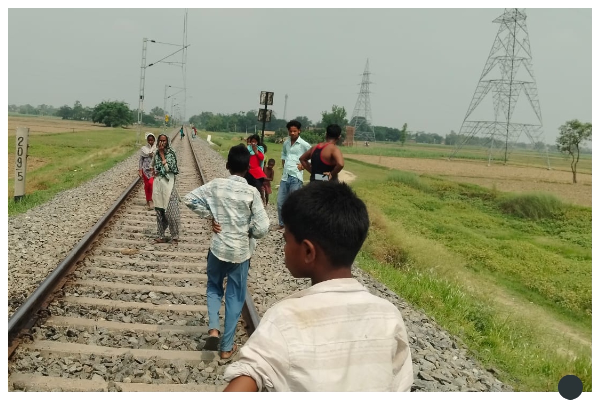 बेतिया: रक्सौल-नरकटियागंज रेलखंड पर हादसा, अज्ञात महिला की मौत