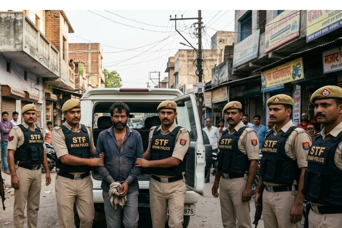 मुजफ्फरपुर: बिहार STF का बड़ा एक्शन, 15 साल से फरार डकैत गिरफ्तार