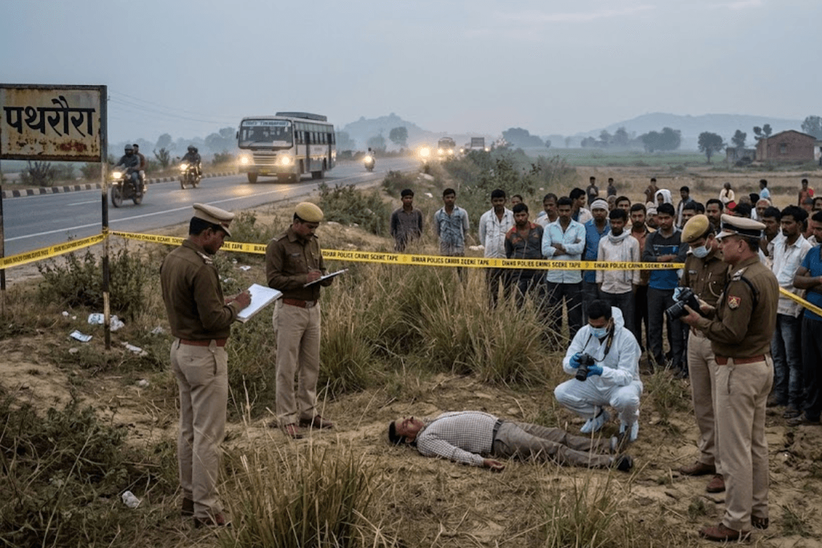 गया में जमीन कारोबारी की बेरहमी से हत्या, पथरौरा हाईवे के पास शव मिलने से सनसनी, पैसों के लेन-देन का था विवाद!