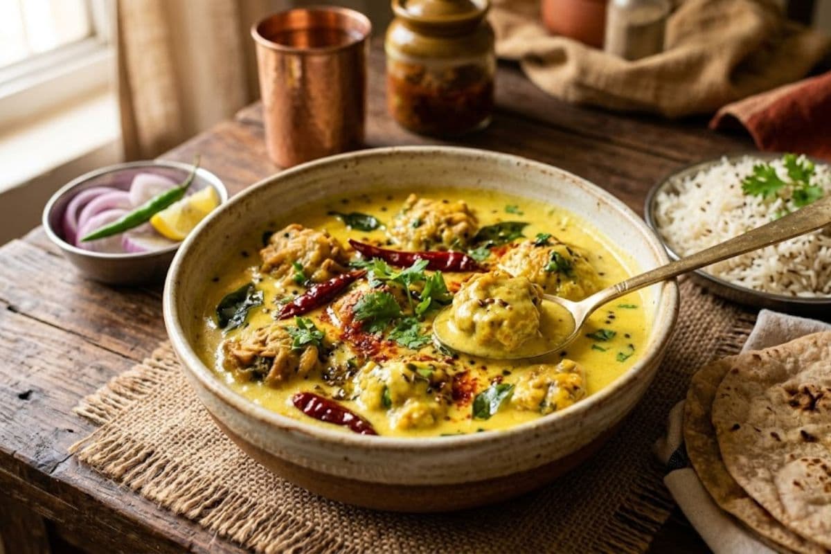 punjabi kadhi pakaudi recipe