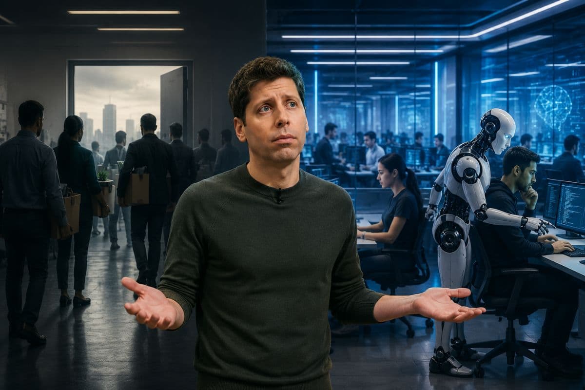 AI से नौकरियां खत्म होने की बात से पीछे हटे Sam Altman, 2.5 लाख लोगों की नौकरी जाने के बाद बदला सुर