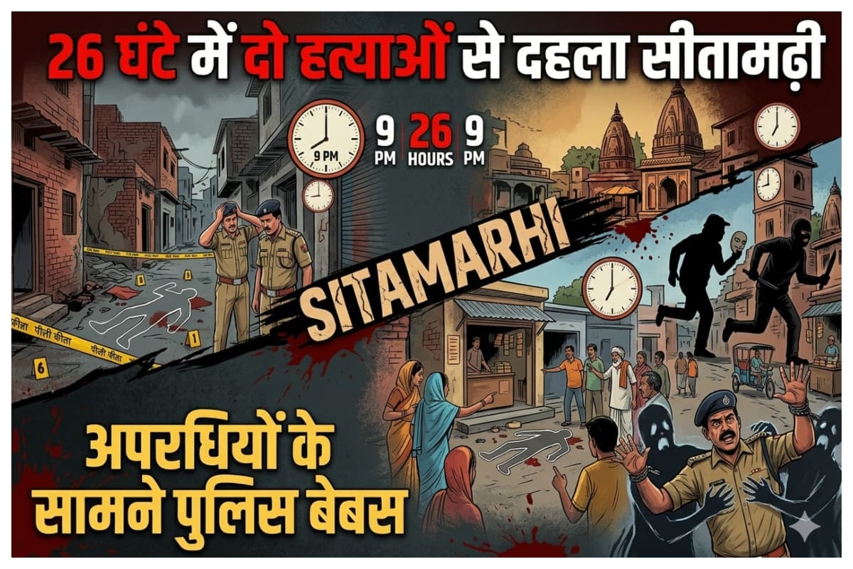 सीतामढ़ी: 26 घंटे में दो हत्याओं से दहला सीतामढ़ी, अपराधियों के सामने पुलिस बेबस