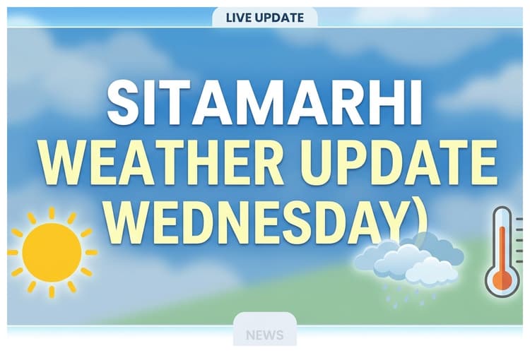 Sitamarhi Weather Update: आज हल्की बारिश और तेज हवा की चेतावनी