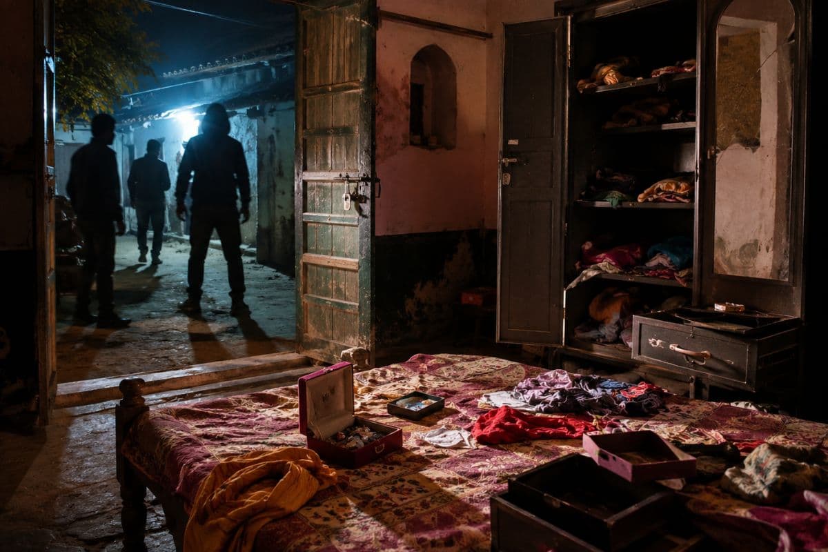 औरंगाबाद : आंगन में सो रही महिला को बनाया बंधक, घर से सोने के जेवरात लेकर फरार हुए चोर