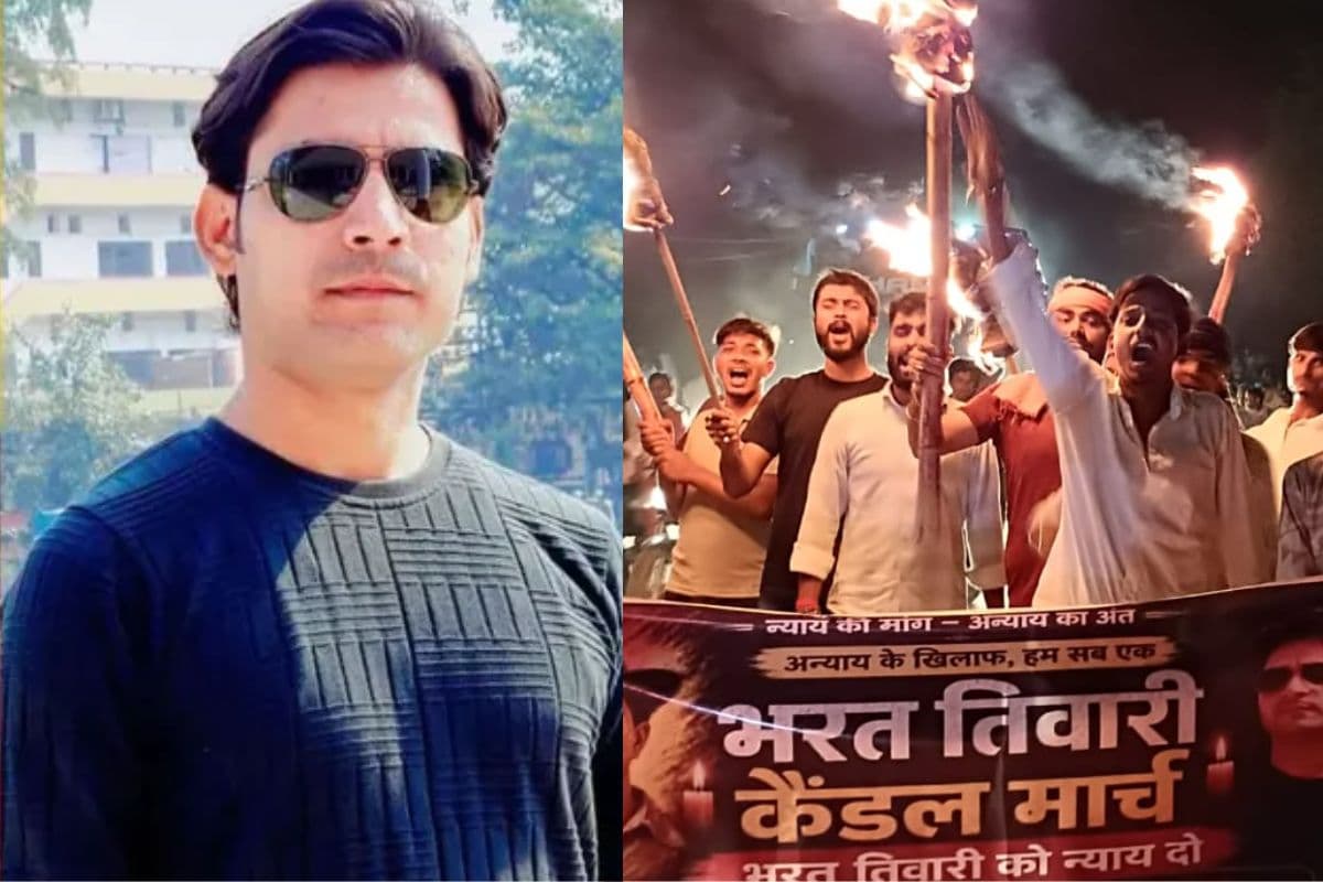 भरत भूषण तिवारी एनकाउंटर मामले में औरंगाबाद में भारी बवाल, युवाओं ने निकाला आक्रोश मार्च