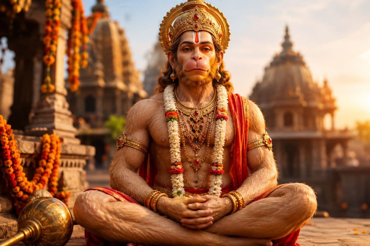 सातवां बड़ा मंगल: भगवान हनुमान के 108 नामों का करें जाप, घर आएगी सुख-समृद्धि 