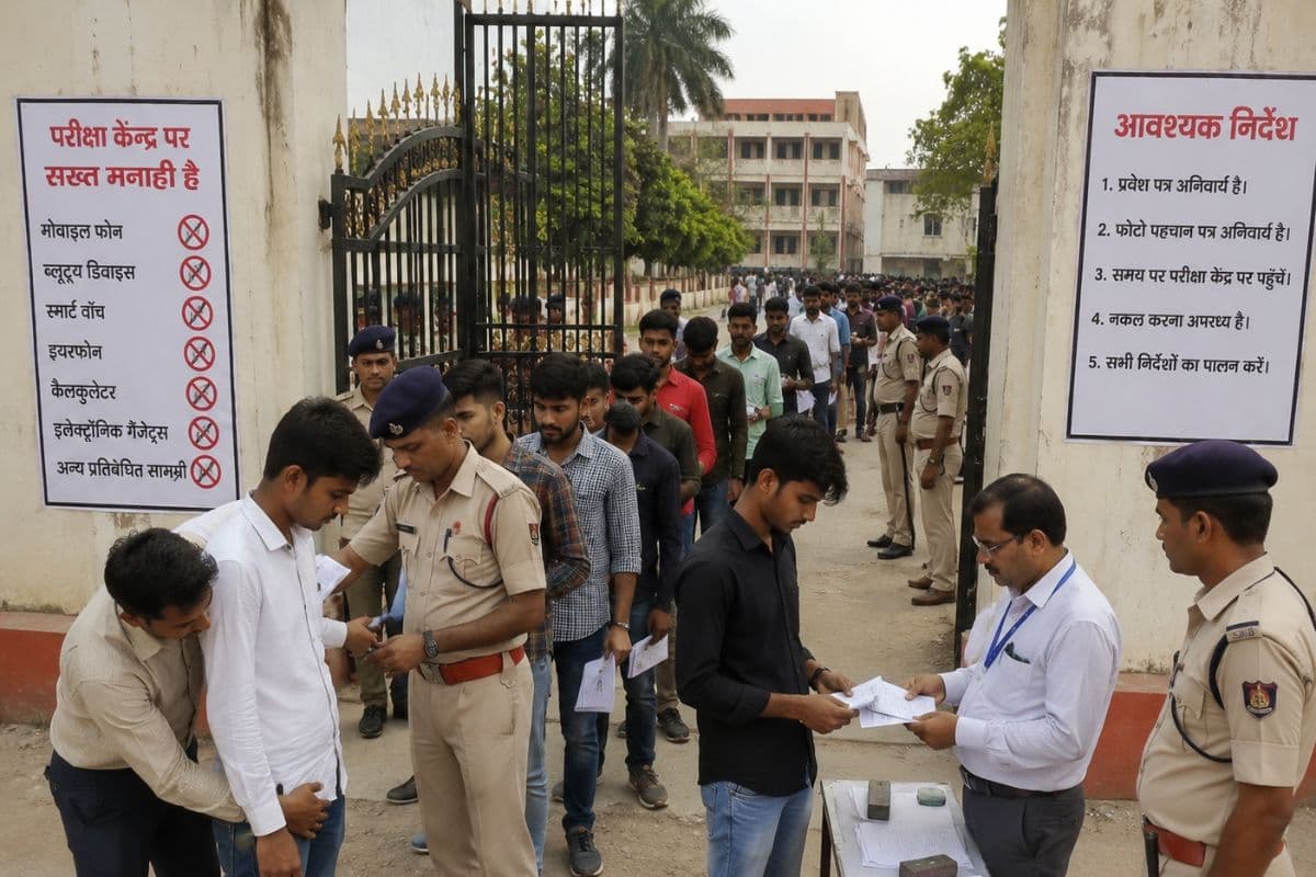 गया जी में 6911 अभ्यर्थी देंगे सिपाही भर्ती परीक्षा, इन चीजों को ले जाने पर होगी कार्रवाई
