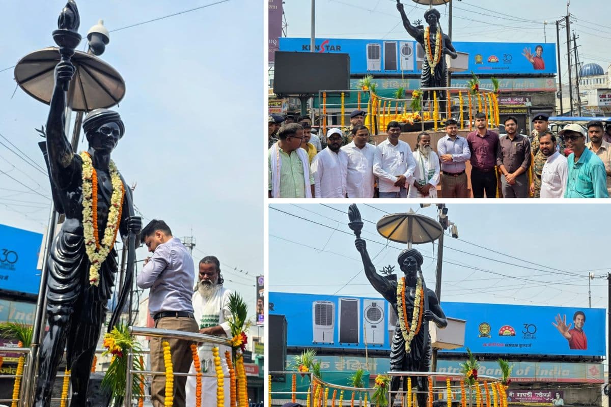 धनबाद में भगवान बिरसा मुंडा की पुण्यतिथि पर श्रद्धांजलि