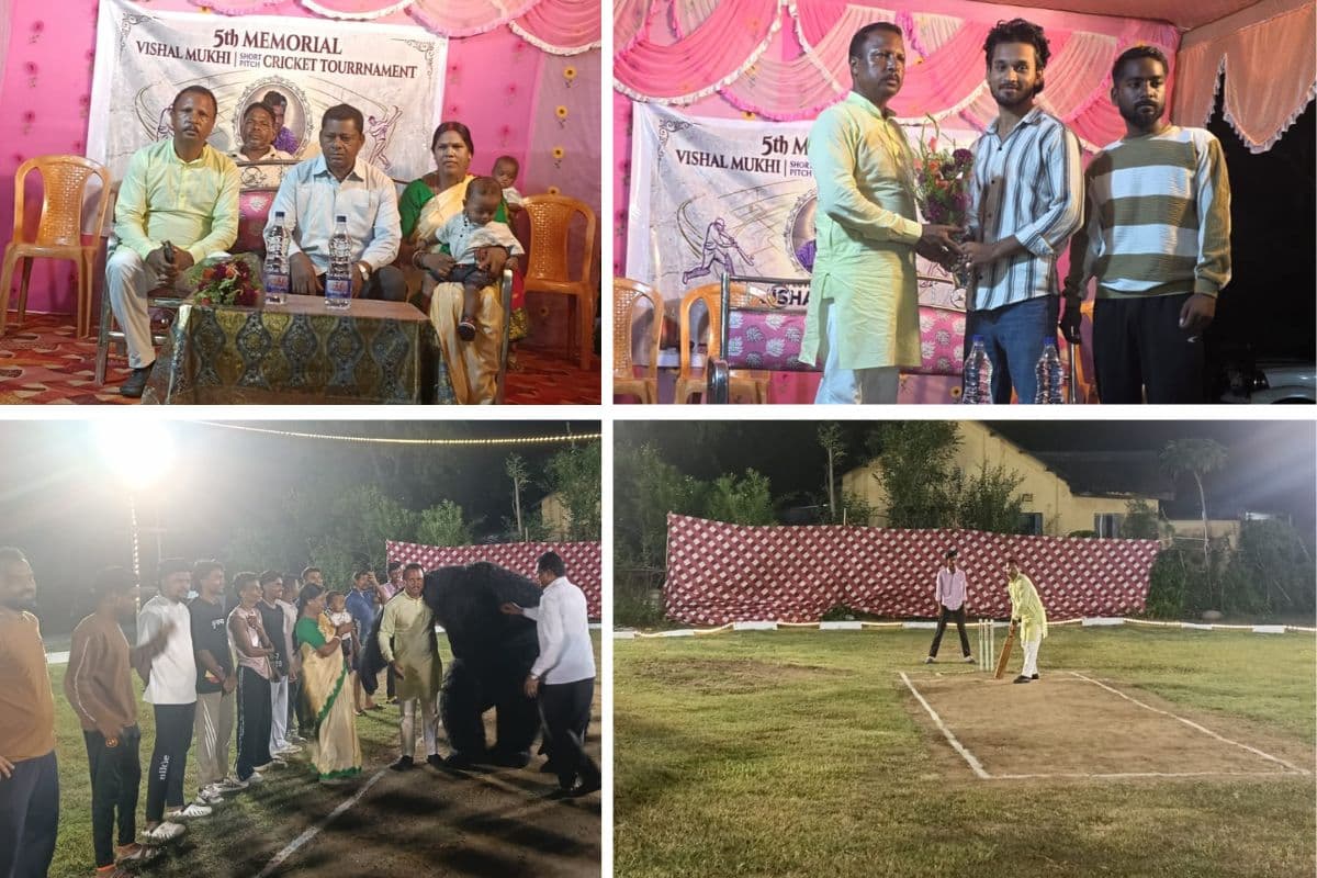 पश्चिमी सिंहभूम: चक्रधरपुर में क्रिकेट टूर्नामेंट का आगाज, जय भोले क्रिकेट टीम ने जीता उद्घाटन मुकाबला 