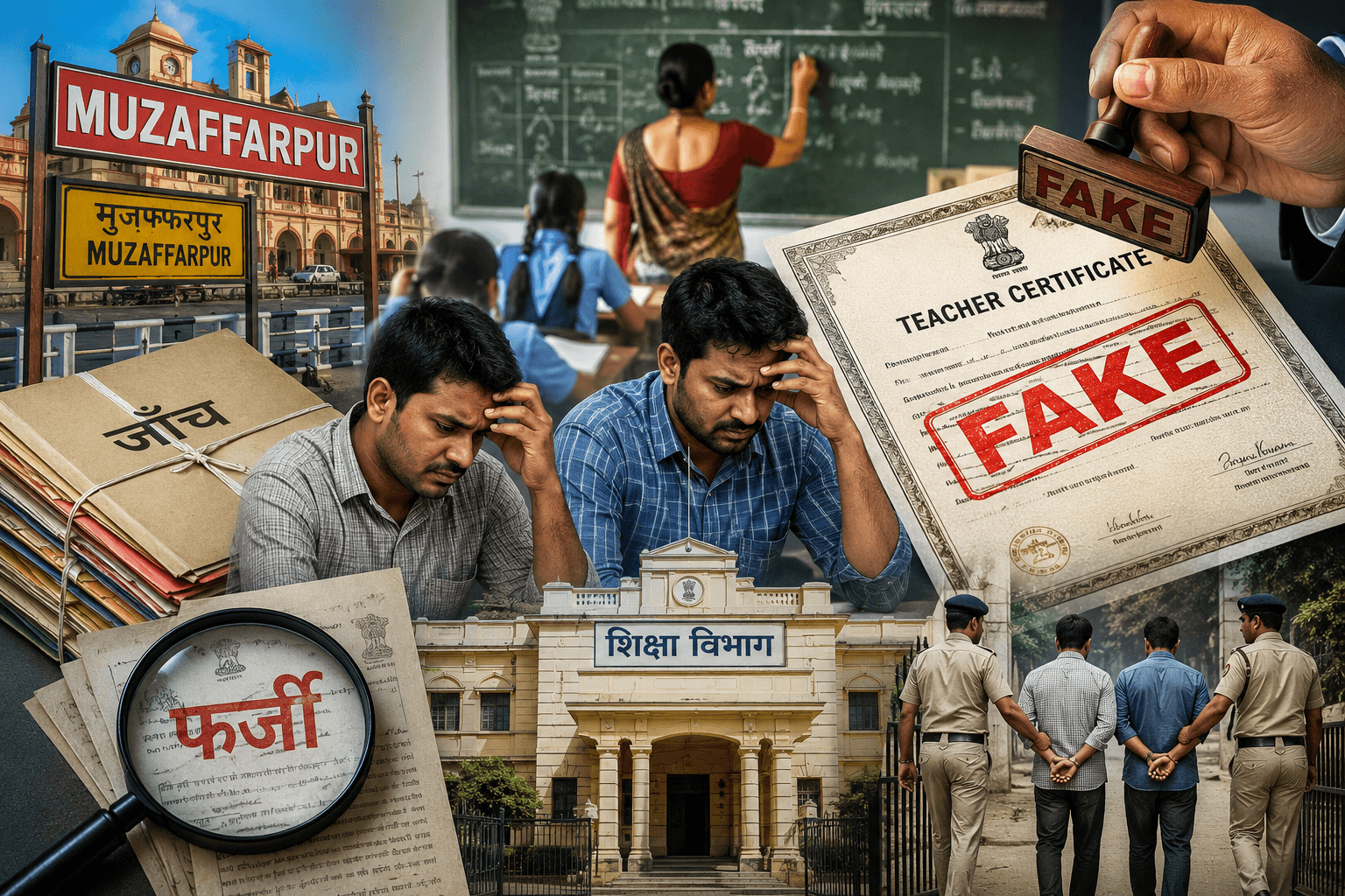 Muzaffarpur Fake Teacher Certificate: फर्जी सर्टिफिकेट पर नौकरी पाने वाले दो शिक्षकों पर कार्रवाई, शिक्षा विभाग में मचा हड़कंप