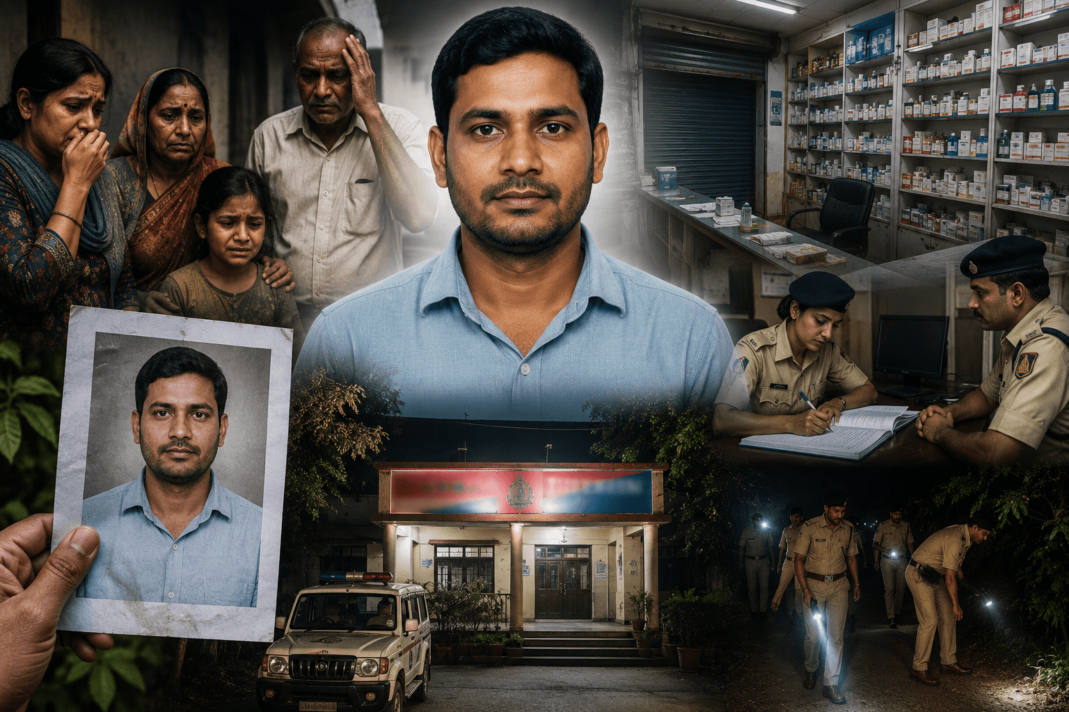 Muzaffarpur News: दामोदरपुर निवासी दवा व्यवसायी रहस्यमय ढंग से गायब, जांच तेज
