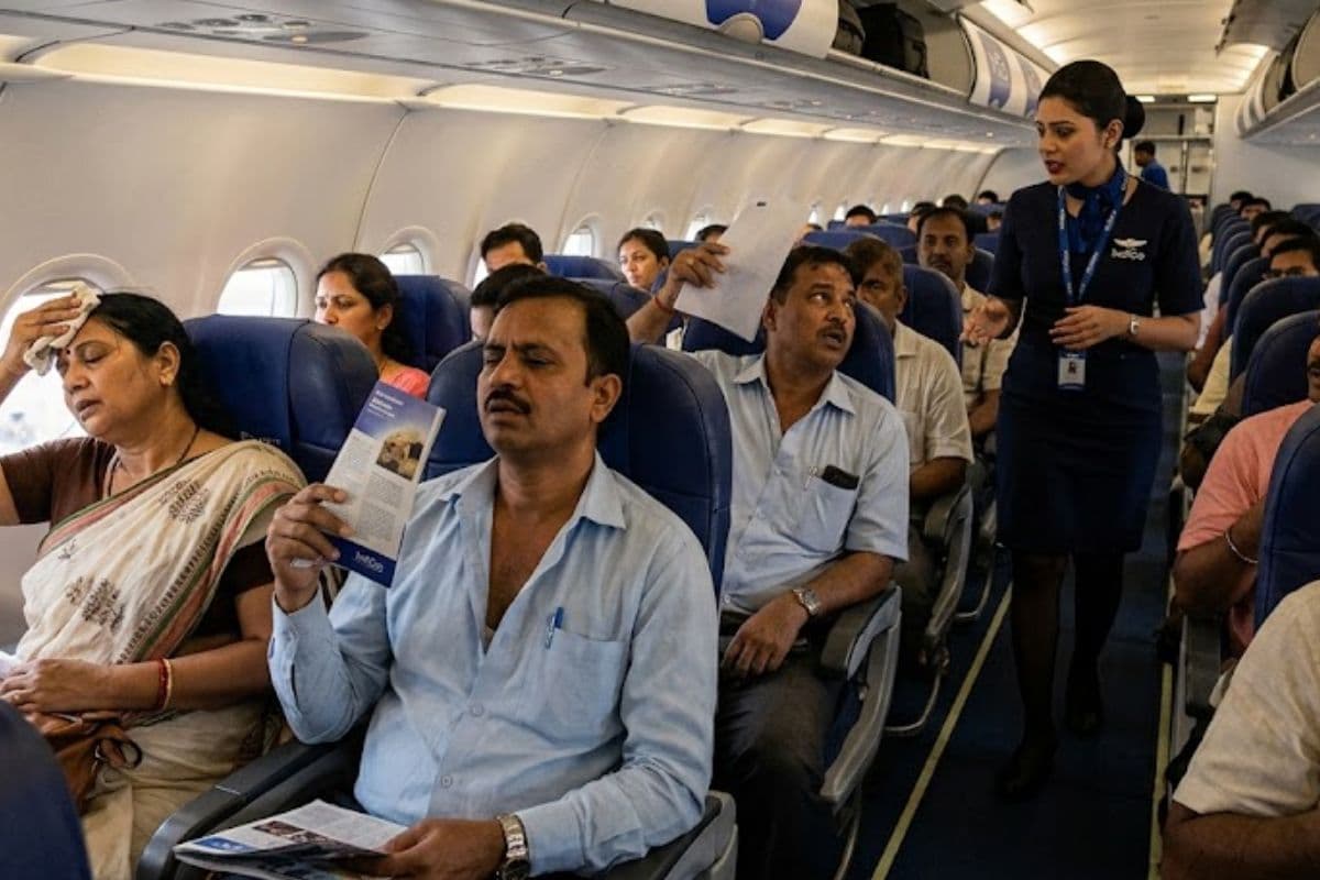 दिल्ली-रांची इंडिगो फ्लाइट में तकनीकी खराबी, यात्रियों को बिना AC दो घंटे झेलनी पड़ी गर्मी 