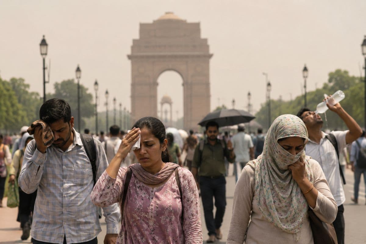 दिल्ली में गर्मी का कहर: फील हुआ 51.3°C तापमान; उमस ने ढाया और सितम, कब होगी बारिश?