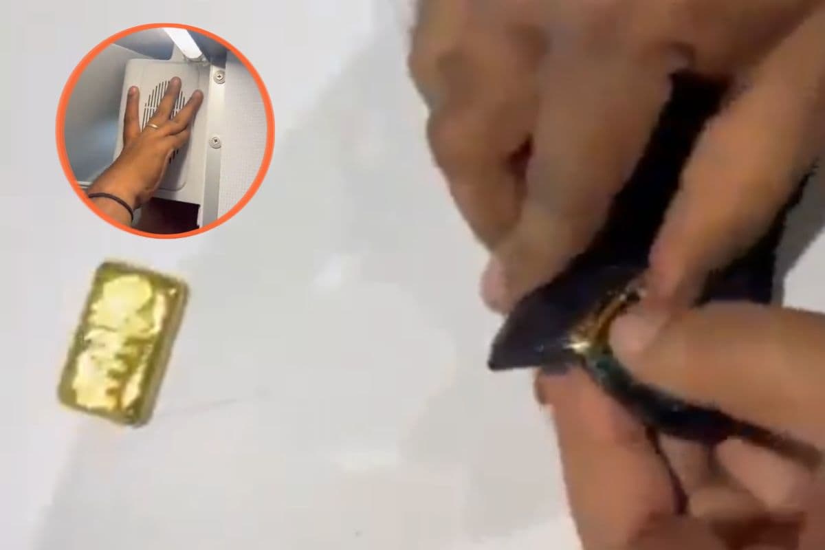 Watch Video : दुबई से आई फ्लाइट में करोड़ों का गोल्ड! टॉयलेट बना तस्करों का ठिकाना