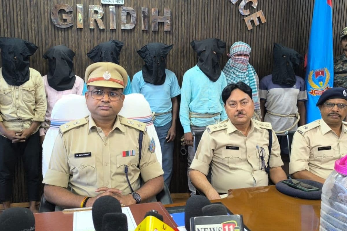Giridih: जमीन विवाद और जादू-टोना के शक में हुई थी पति-पत्नी की हत्या, 7 आरोपी गिरफ्तार