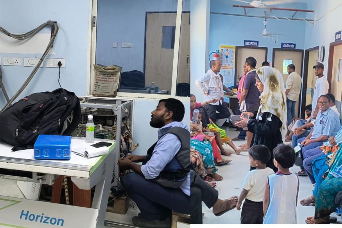 गोपालगंज सदर अस्पताल की डिजिटल एक्स-रे मशीन खराब, मरीजों को घंटों करना पड़ा इंतजार