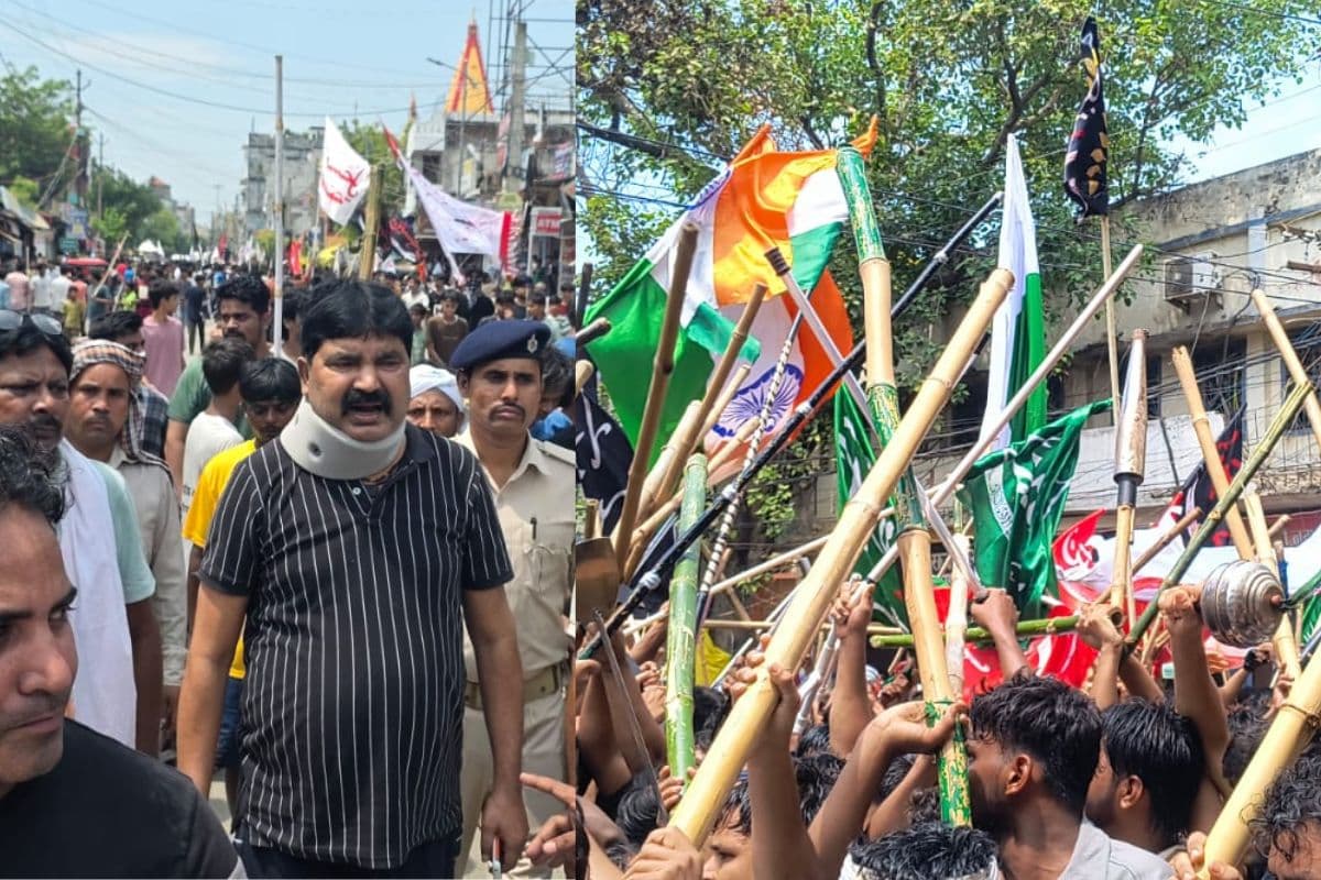 गोपालगंज में मोहर्रम पर शहर में निकली ताजिया, सुरक्षा के कड़े इंतजाम