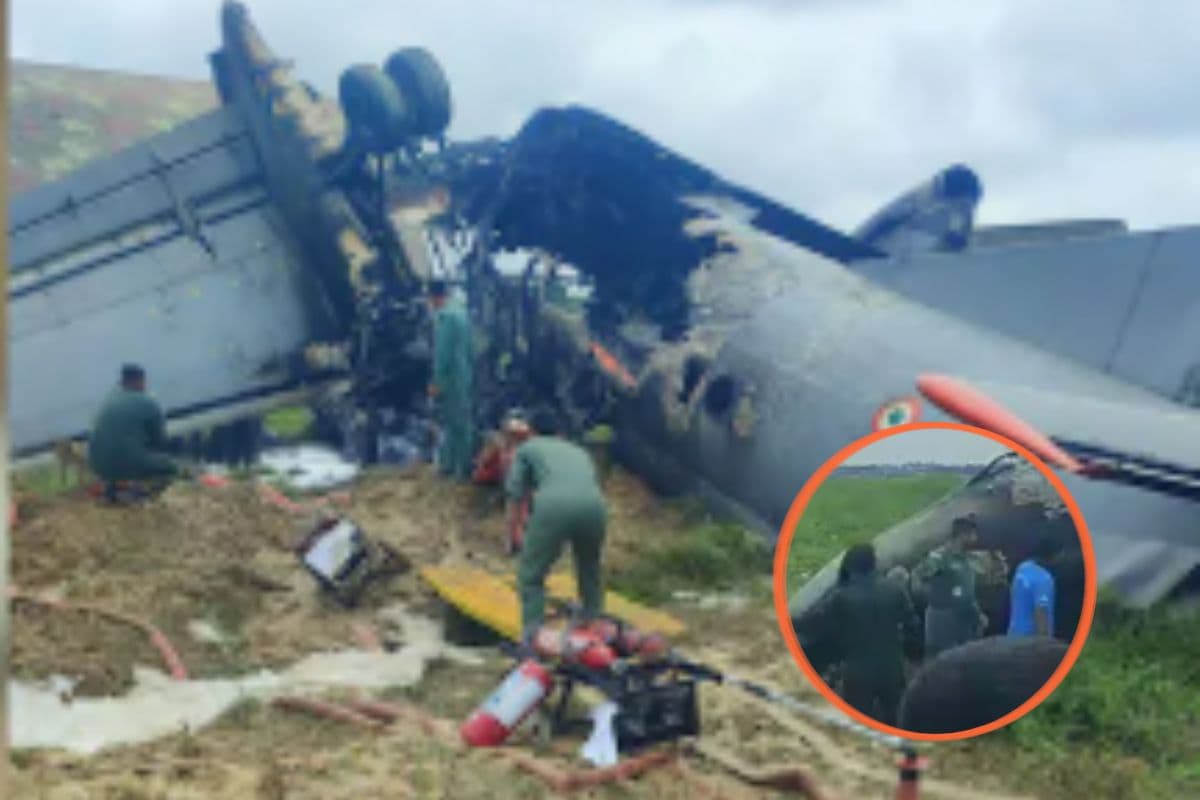 लैंडिंग के वक्त हादसे का शिकार हुआ IAF का AN-32