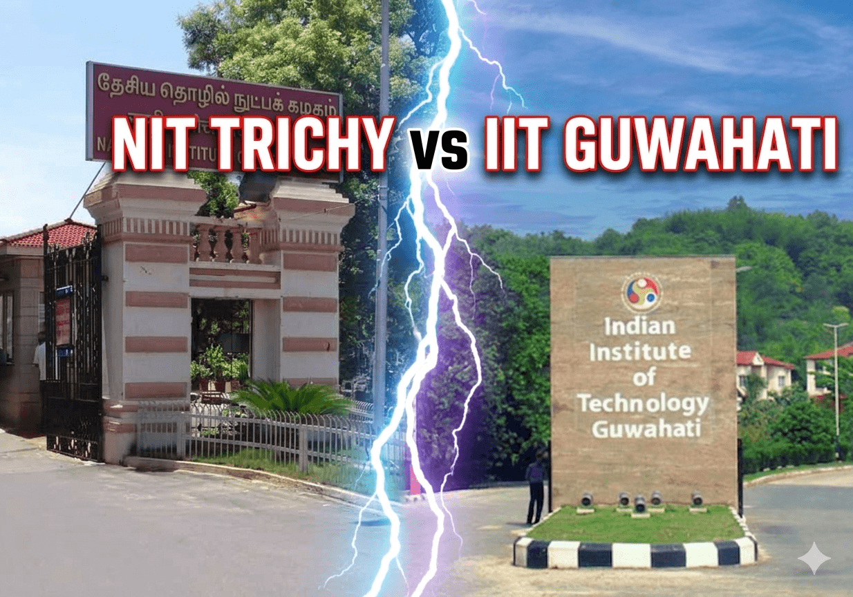 IIT Guwahati VS NIT Trichy, बीटेक CS ब्रांच के लिए कौन सा कॉलेज बेस्ट?