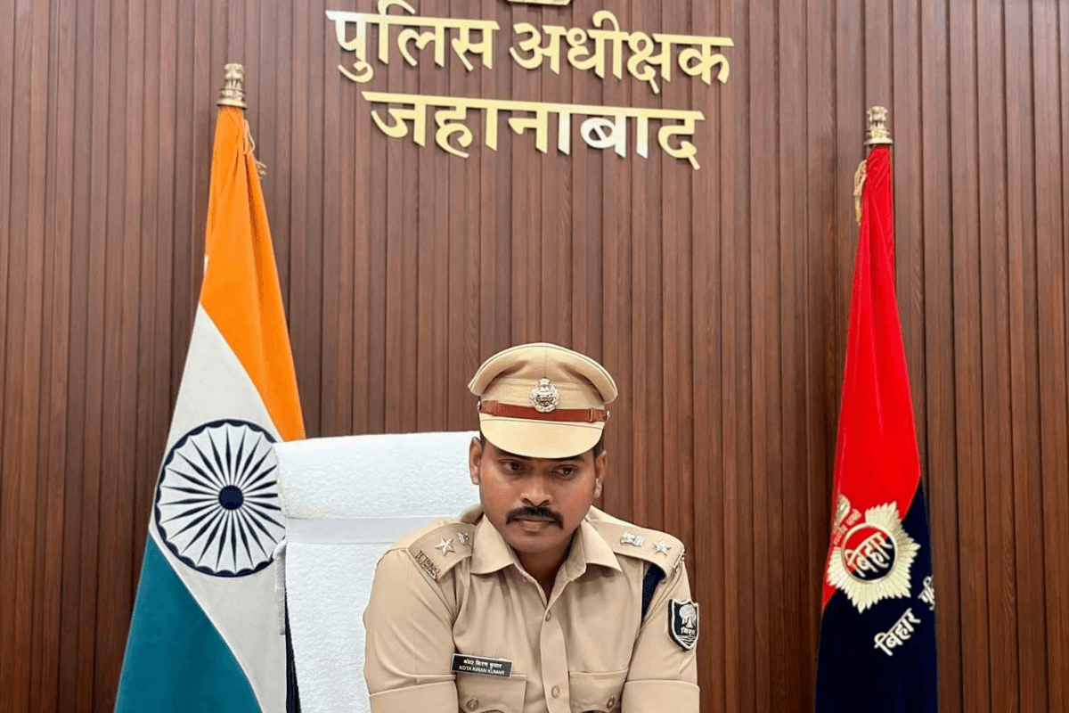 जहानाबाद के नए एसपी कोटा किरण कुमार पदभार संभालते ही एक्टिव मोड में, बालू और शराब माफिया हो जाए सावधान