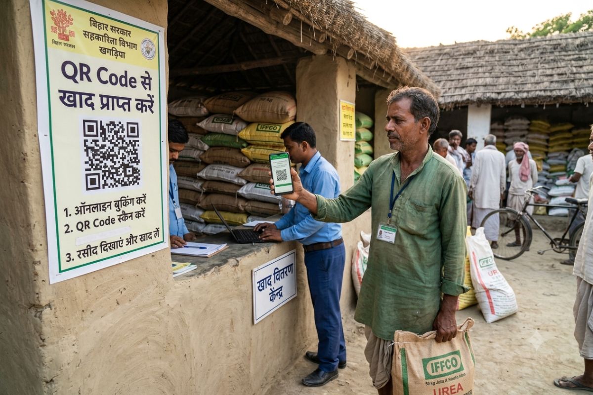 खगड़िया में अब QR Code से मिलेगा खाद, पहले करनी होगी ऑनलाइन बुकिंग