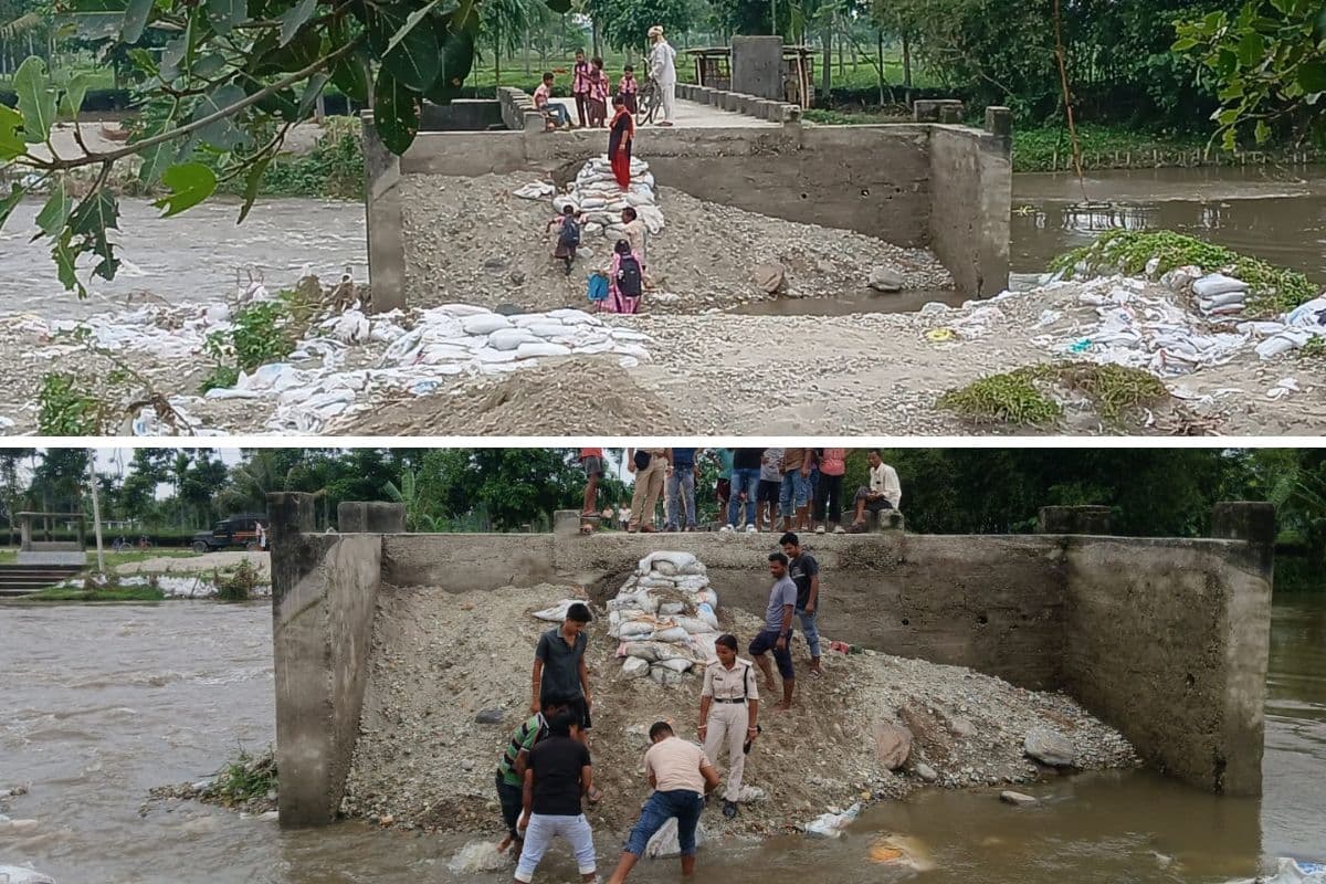 किशनगंज में टूटा पुल बना 'मौत का रास्ता', जान जोखिम में डाल स्कूल जा रहे 100 से अधिक बच्चे